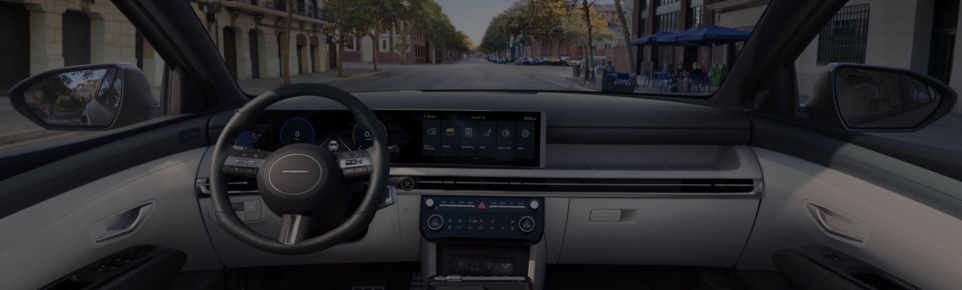 Просторный интерьер Hyundai TUCSON